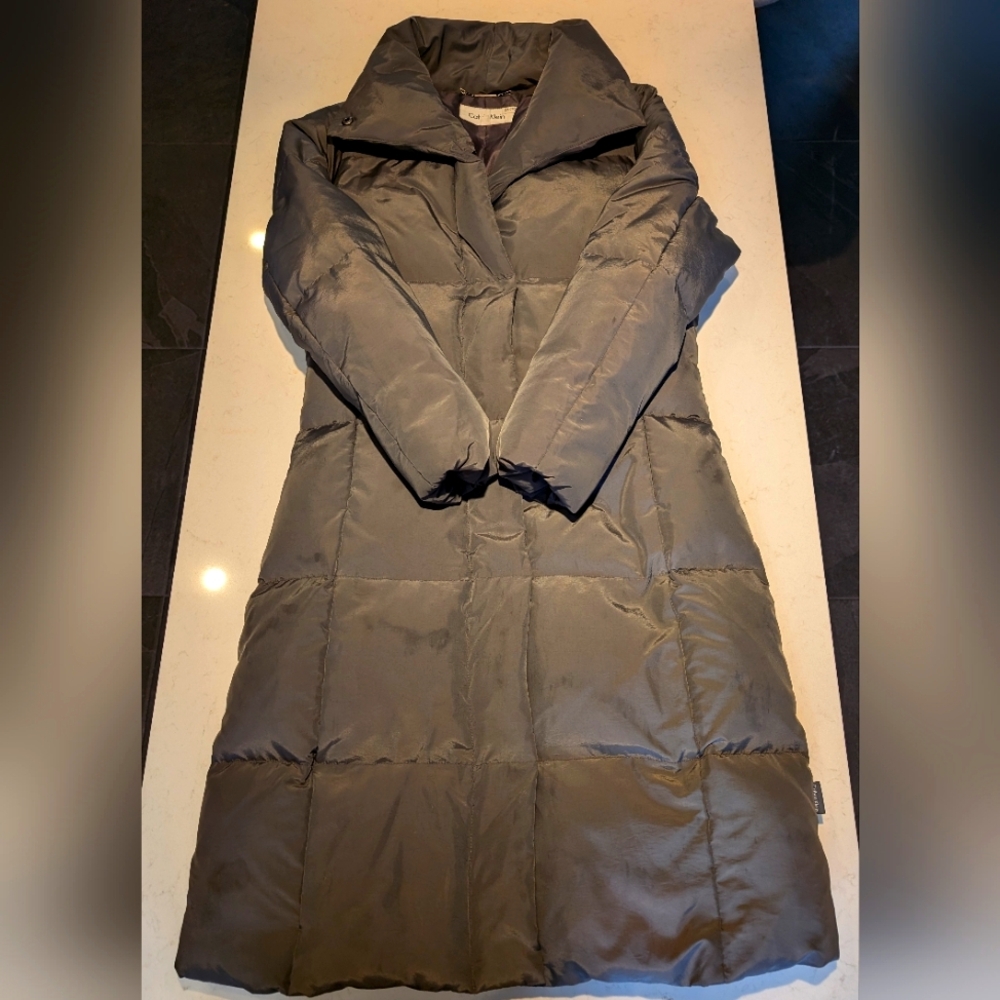 Calvin Klein grey puffer jacket